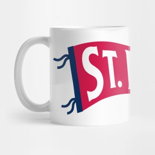 St Louis Pennant - White Mug